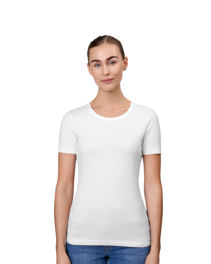 T-shirt stretch | comfort | donna - Bianco