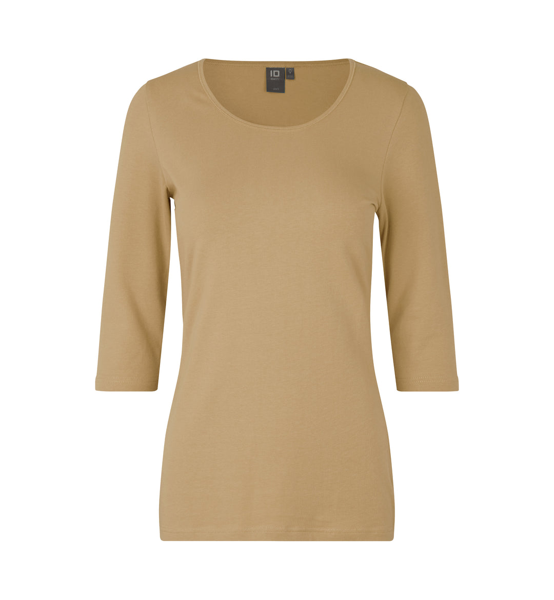 T-shirt stretch | manica ¾ | donna - Sabbia