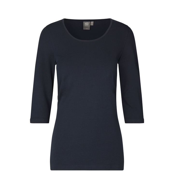 T-shirt stretch | manica ¾ | donna - Blu navy