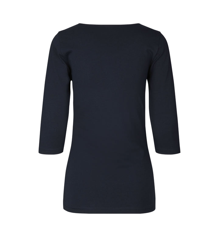 T-shirt stretch | manica ¾ | donna - Blu navy