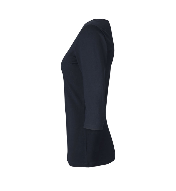 T-shirt stretch | manica ¾ | donna - Blu navy