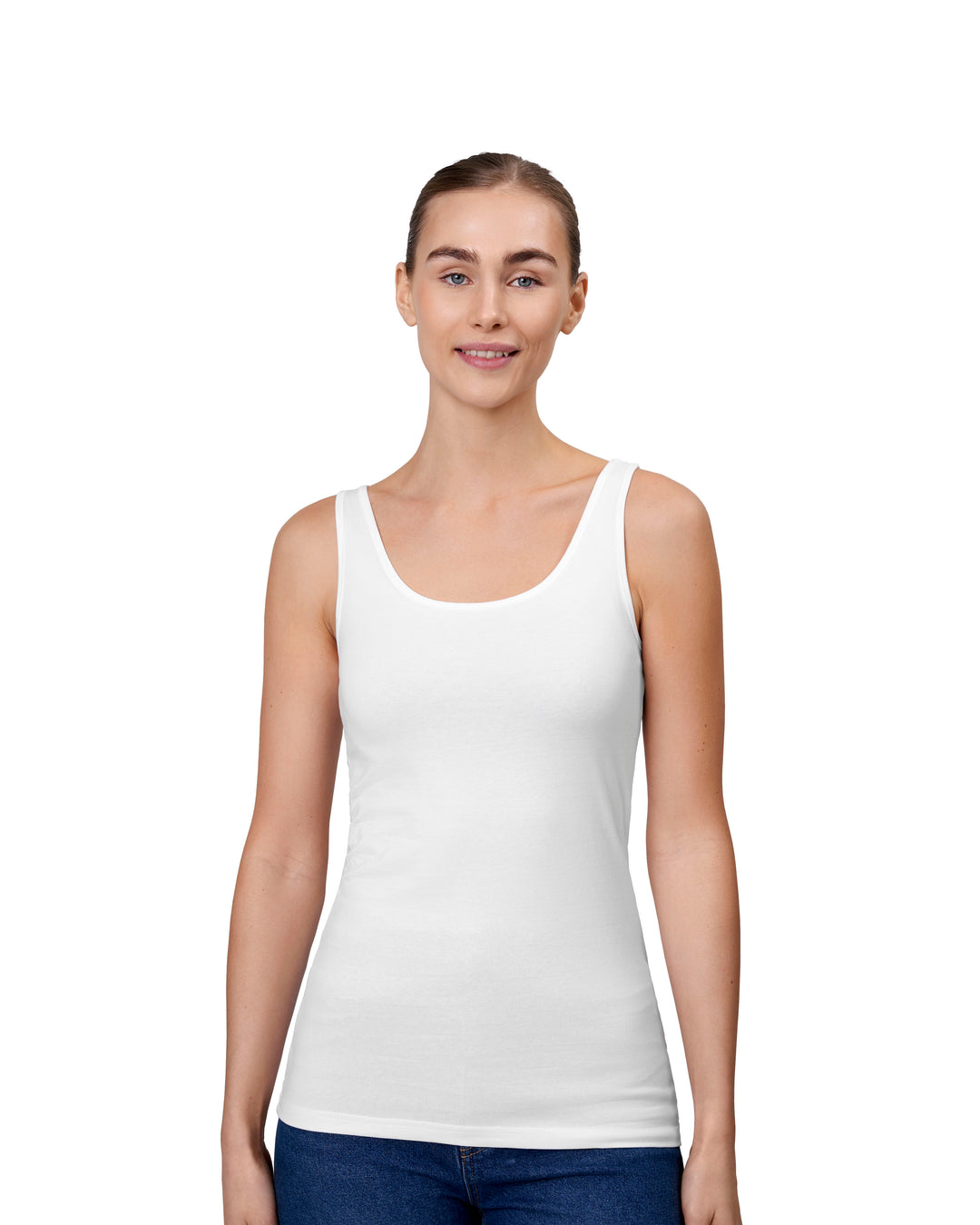 Canotta | stretch | donna - Bianco