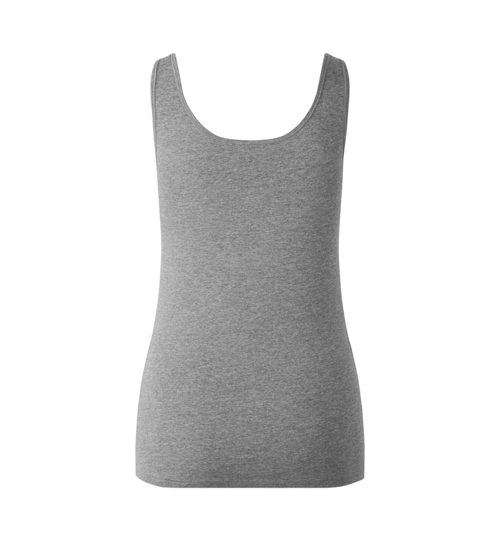 Canotta | stretch | donna - Grigio mélange