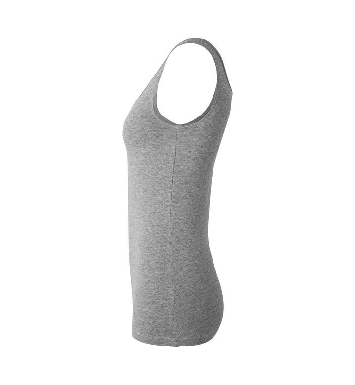 Canotta | stretch | donna - Grigio mélange