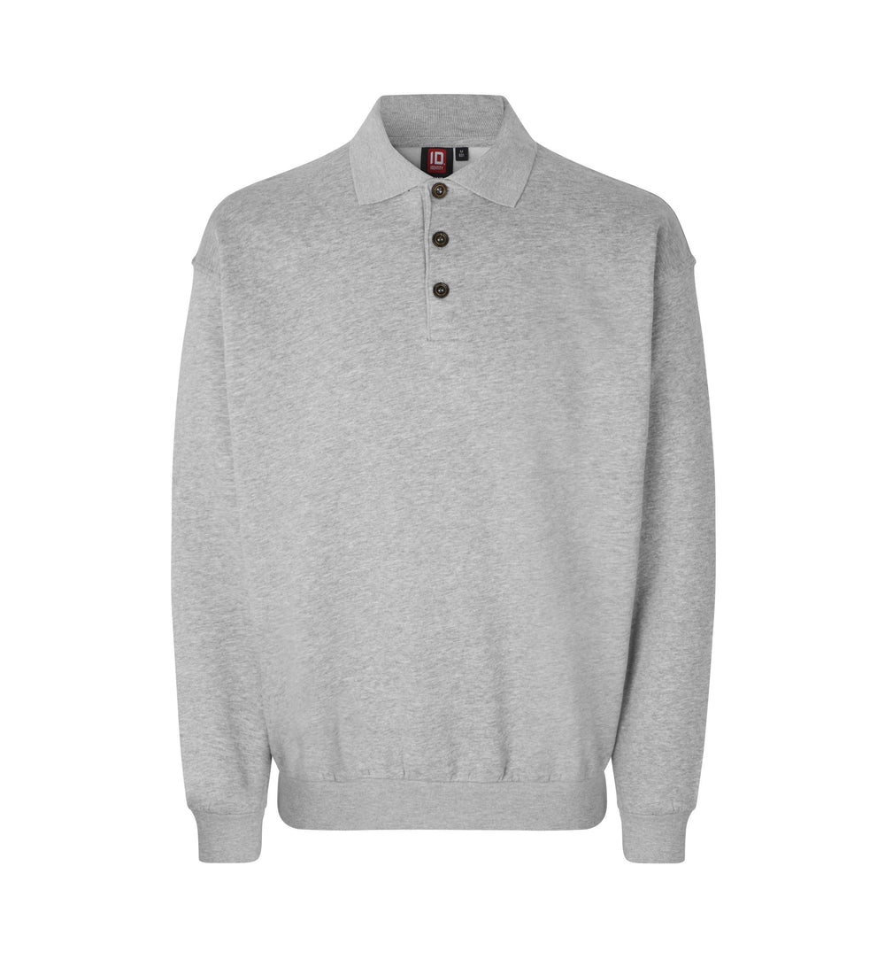Felpa polo | classica - Grigio mélange
