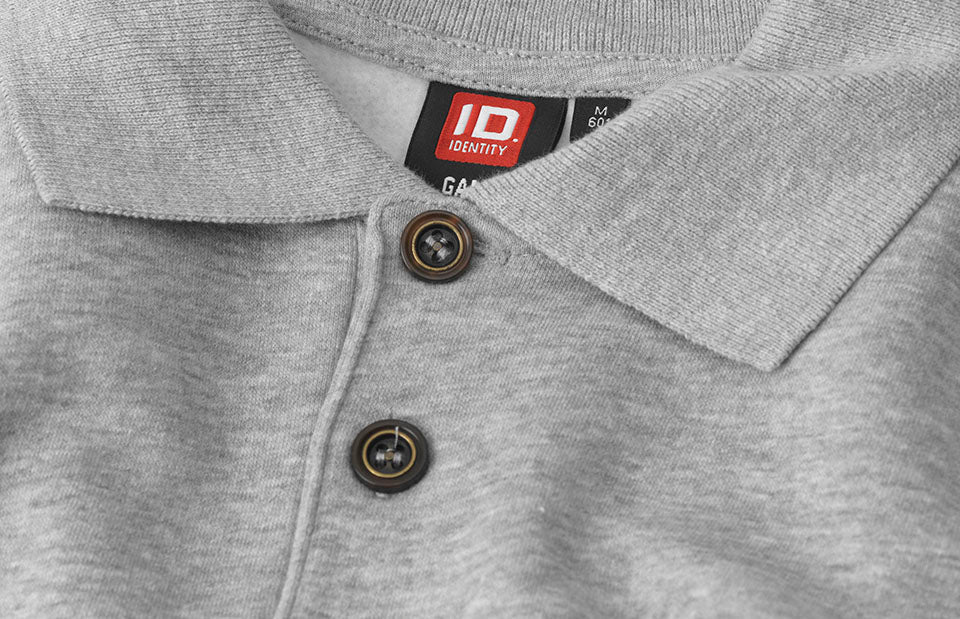 Felpa polo | classica - Grigio mélange