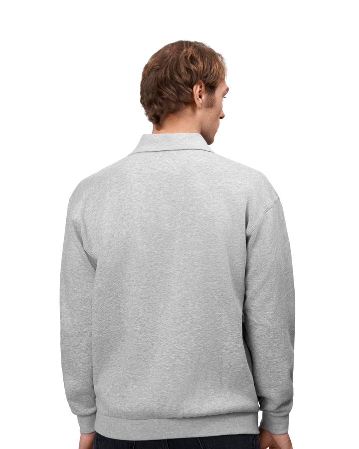 Felpa polo | classica - Grigio mélange