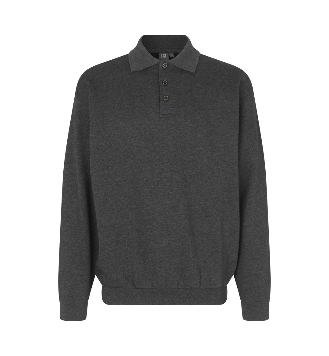 Felpa polo | classica - Antracite mélange