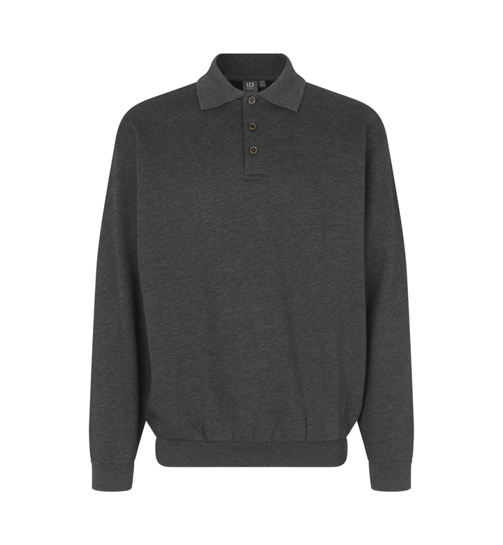 Felpa polo | classica - Antracite mélange