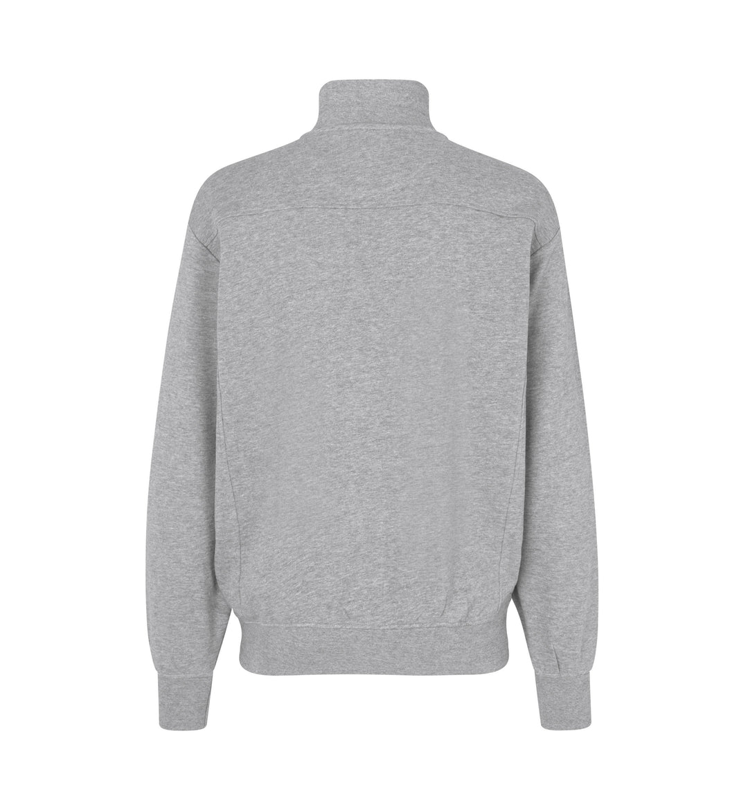Felpa | zip - Grigio mélange