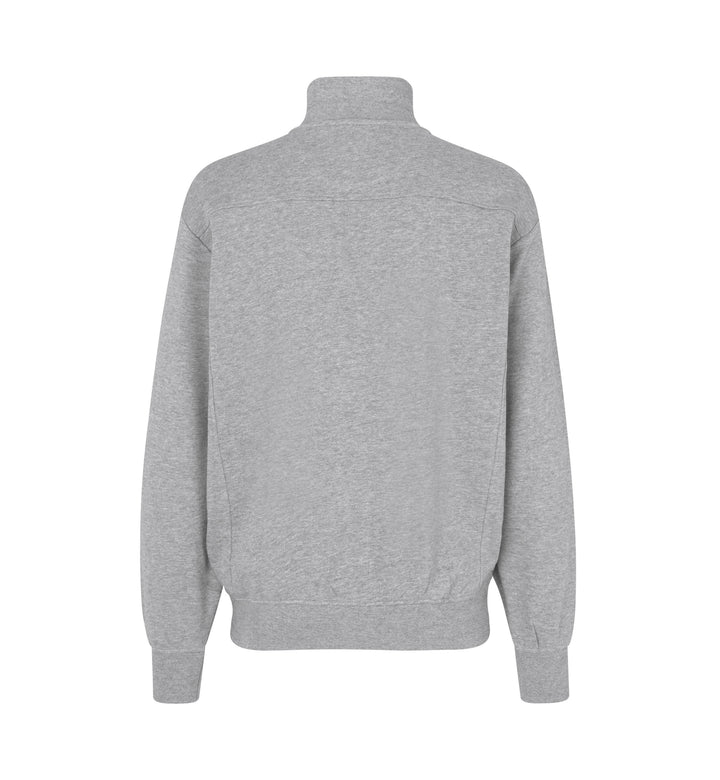 Felpa | zip - Grigio mélange