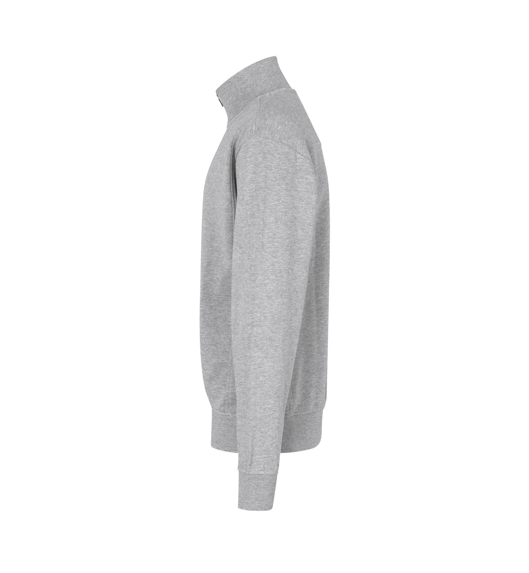 Felpa | zip - Grigio mélange