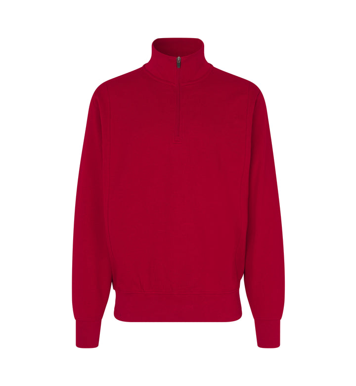Felpa | zip - Rosso