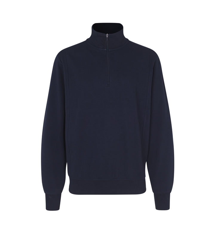 Felpa | zip - Blu navy