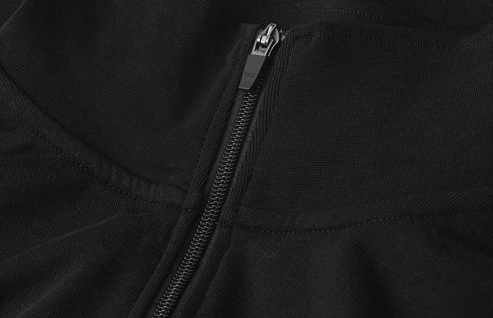 Felpa | zip - Nero