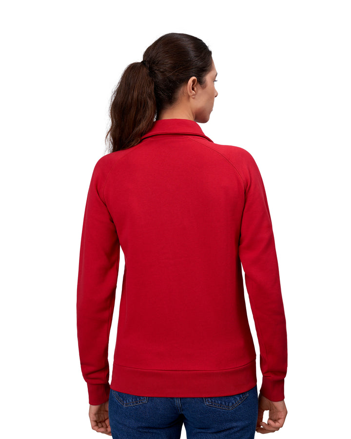 Cardigan felpa | donna - Rosso