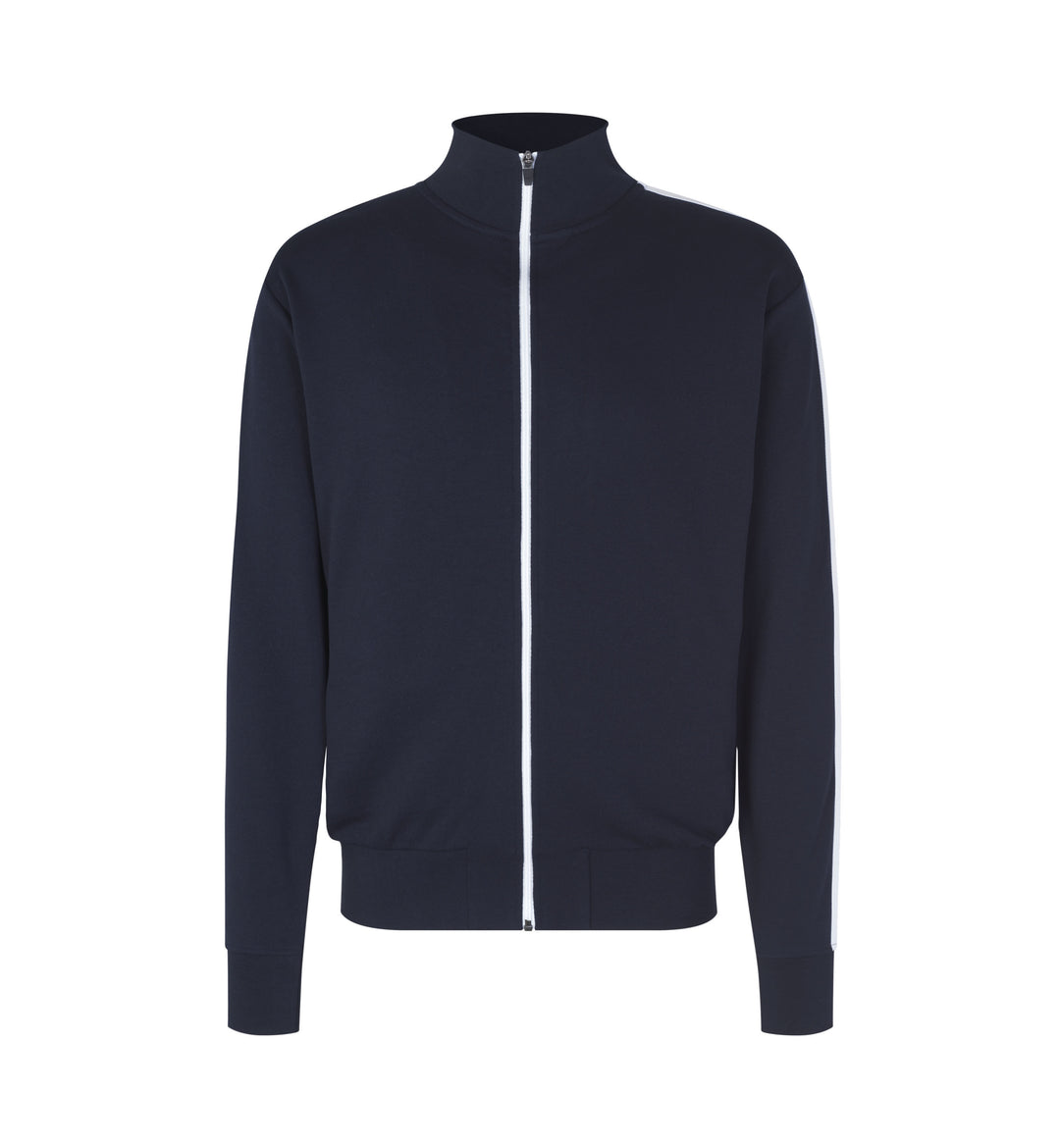 Cardigan felpa | contrasto - Blu navy