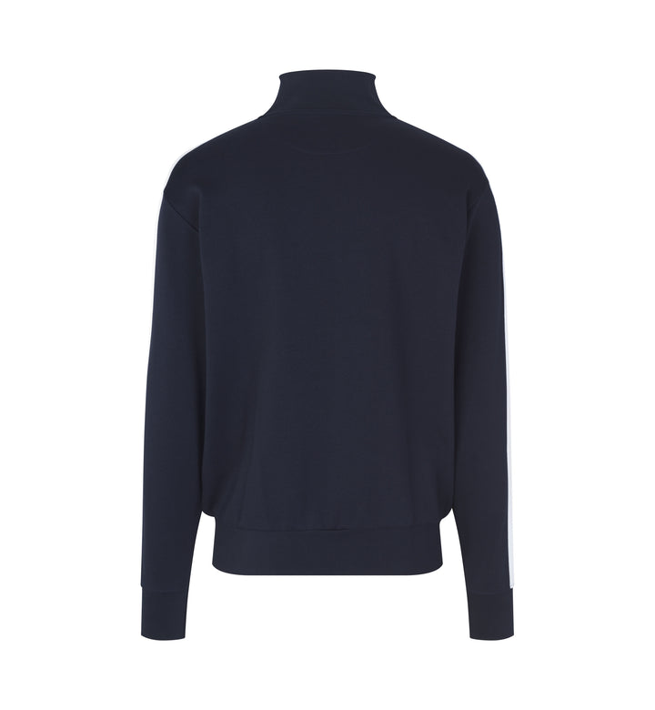Cardigan felpa | contrasto - Blu navy