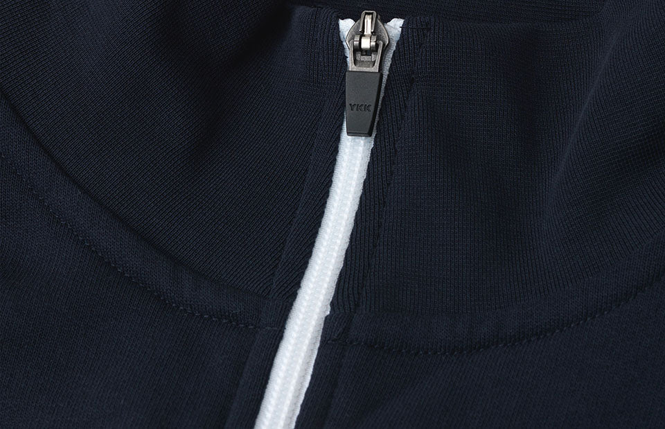 Cardigan felpa | contrasto - Blu navy