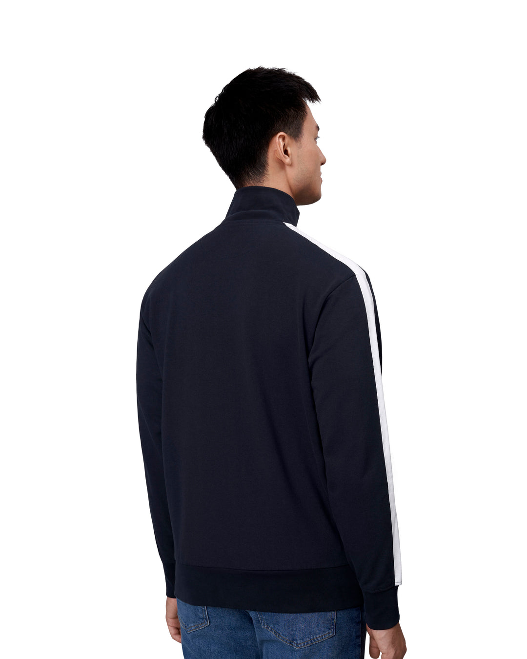 Cardigan felpa | contrasto - Blu navy