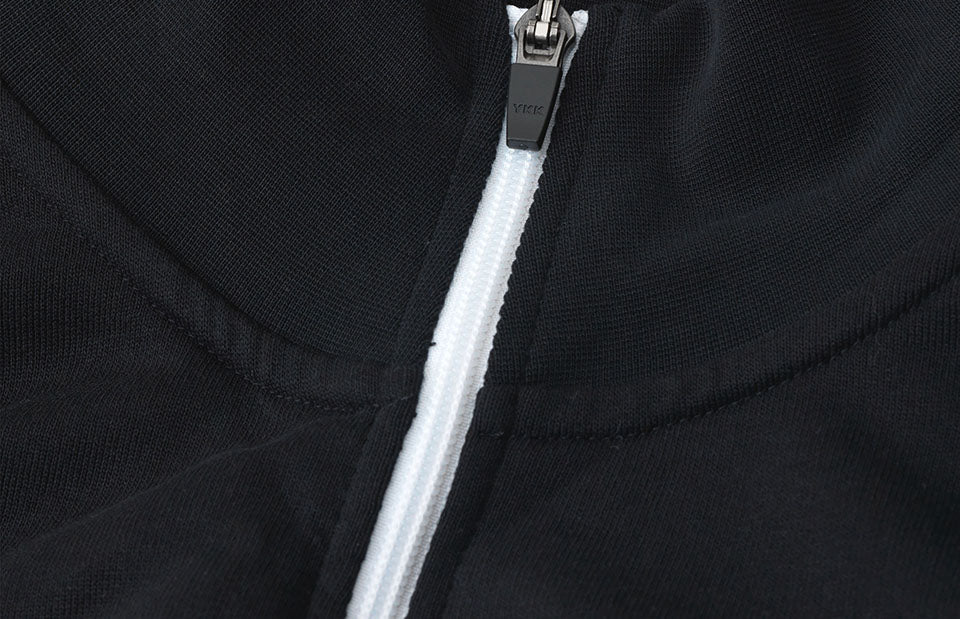 Cardigan felpa | contrasto - Nero