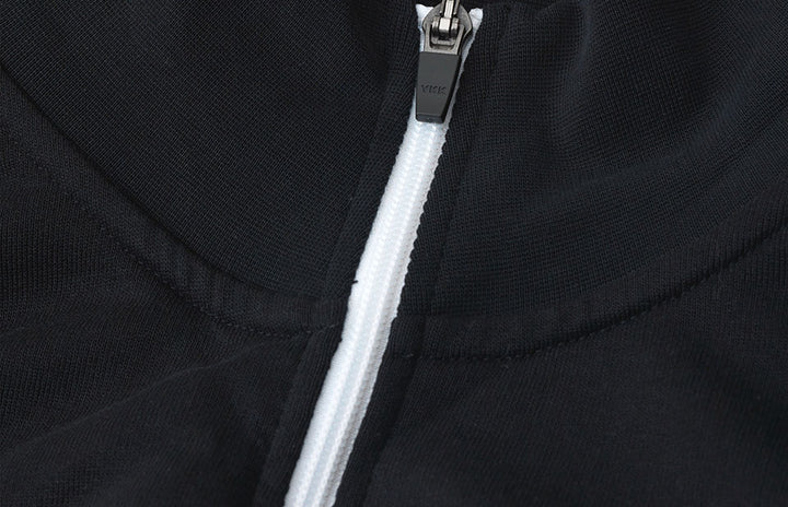 Cardigan felpa | contrasto - Nero