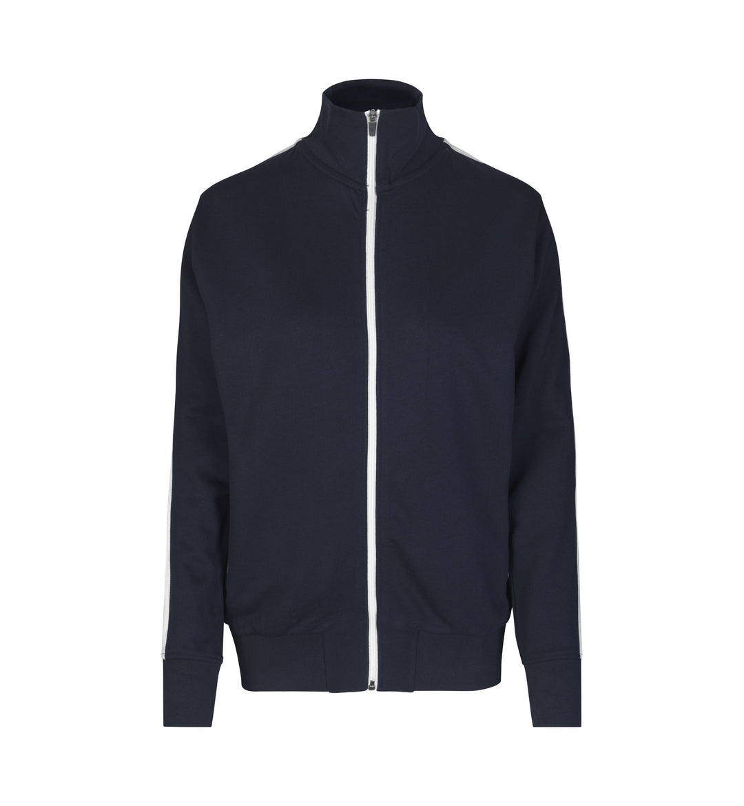 Cardigan felpa | contrasto | donna - Blu navy