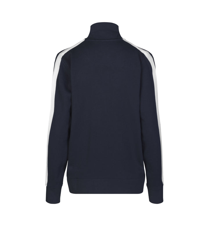 Cardigan felpa | contrasto | donna - Blu navy