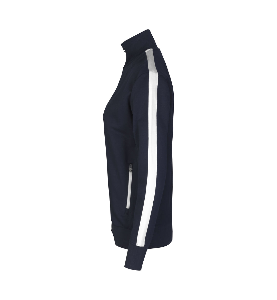 Cardigan felpa | contrasto | donna - Blu navy