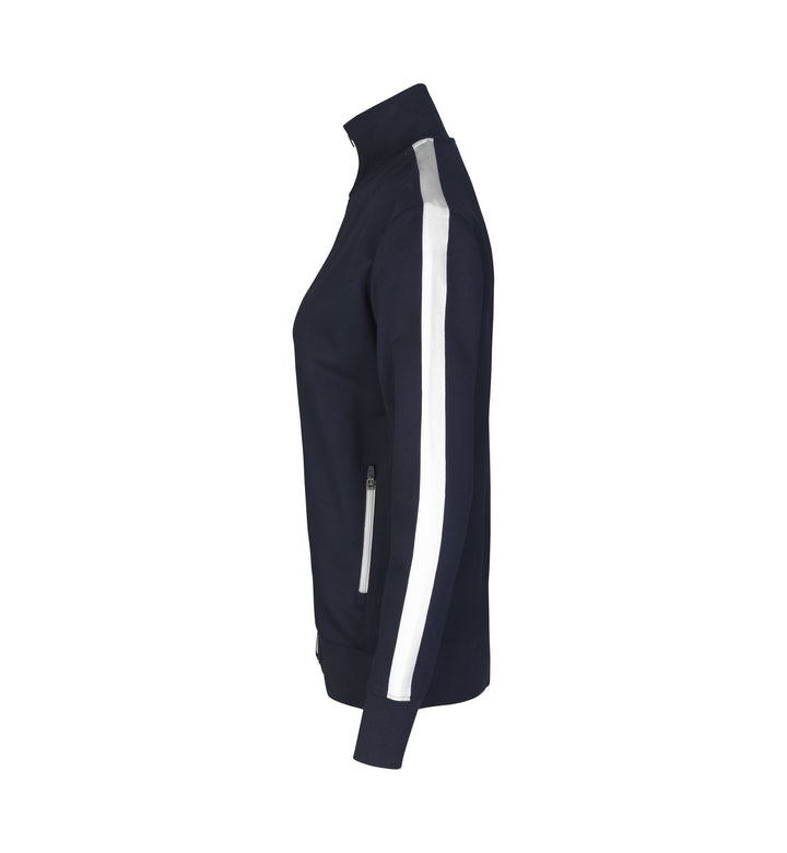 Cardigan felpa | contrasto | donna - Blu navy