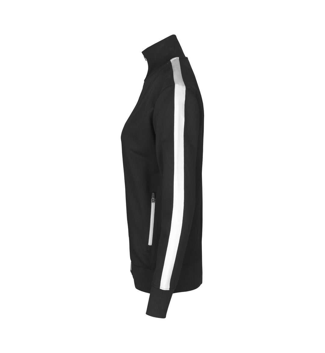 Cardigan felpa | contrasto | donna - Nero