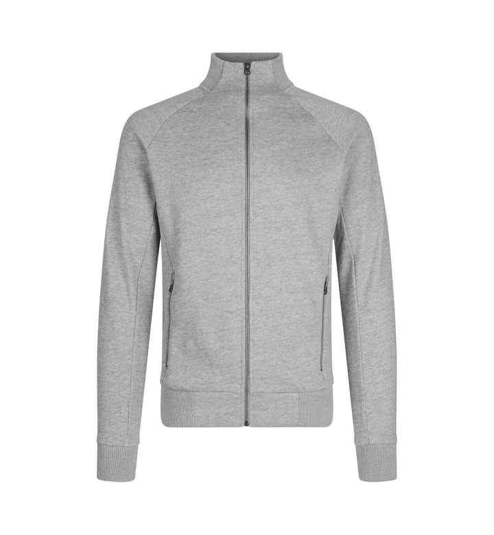 Cardigan felpa | zip - Grigio mélange