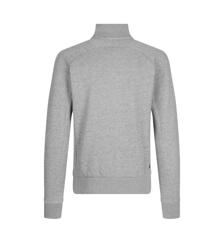 Cardigan felpa | zip - Grigio mélange
