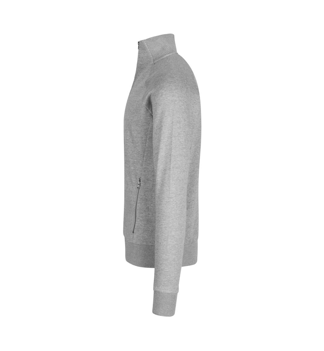 Cardigan felpa | zip - Grigio mélange