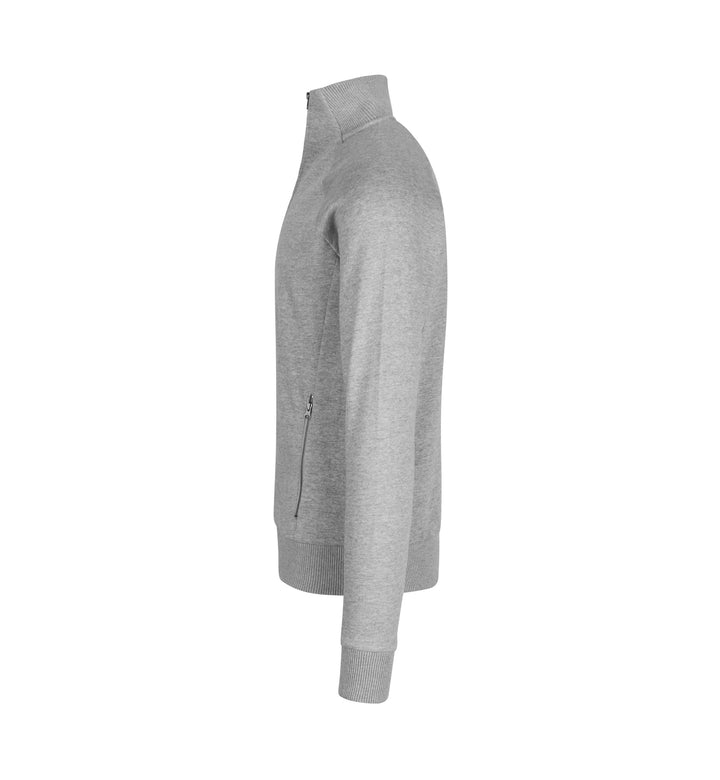 Cardigan felpa | zip - Grigio mélange