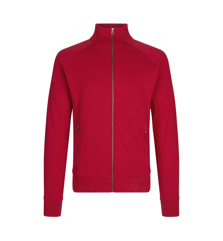 Cardigan felpa | zip - Rosso