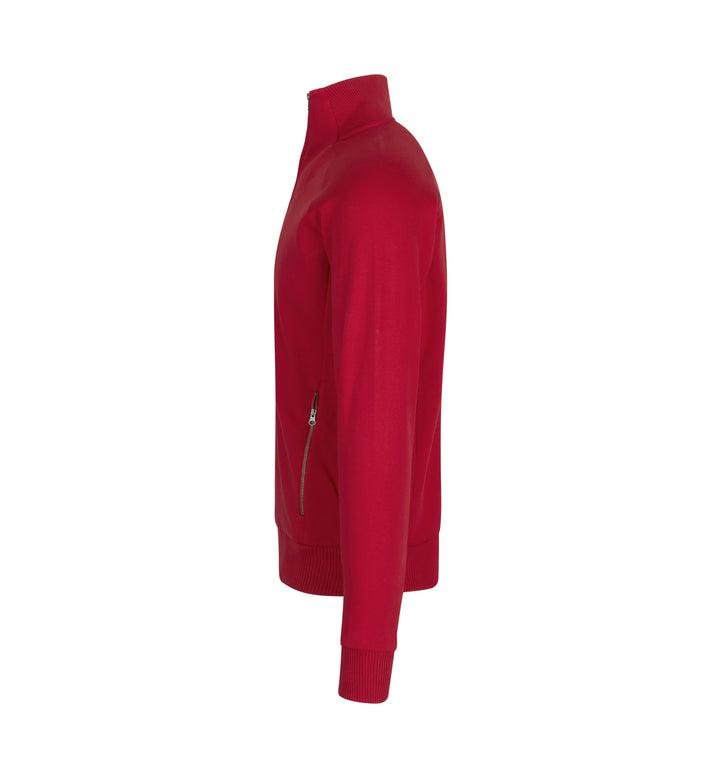 Cardigan felpa | zip - Rosso