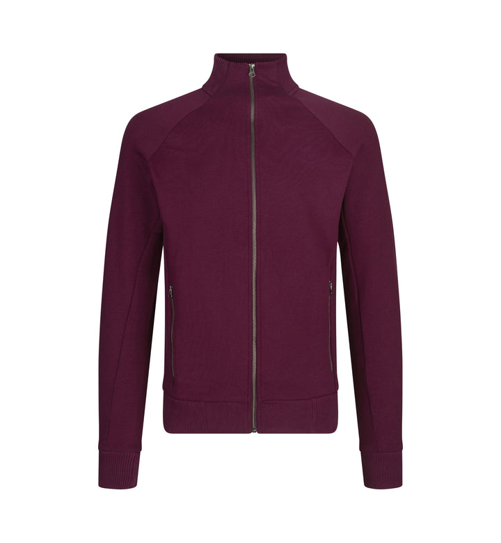 Cardigan felpa | zip - Bordeaux