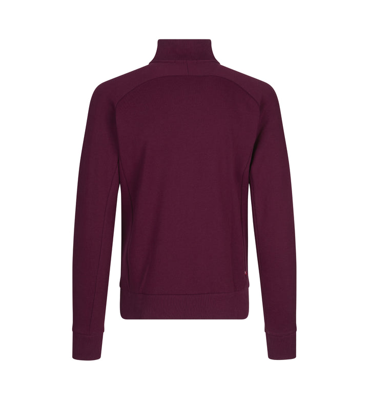 Cardigan felpa | zip - Bordeaux