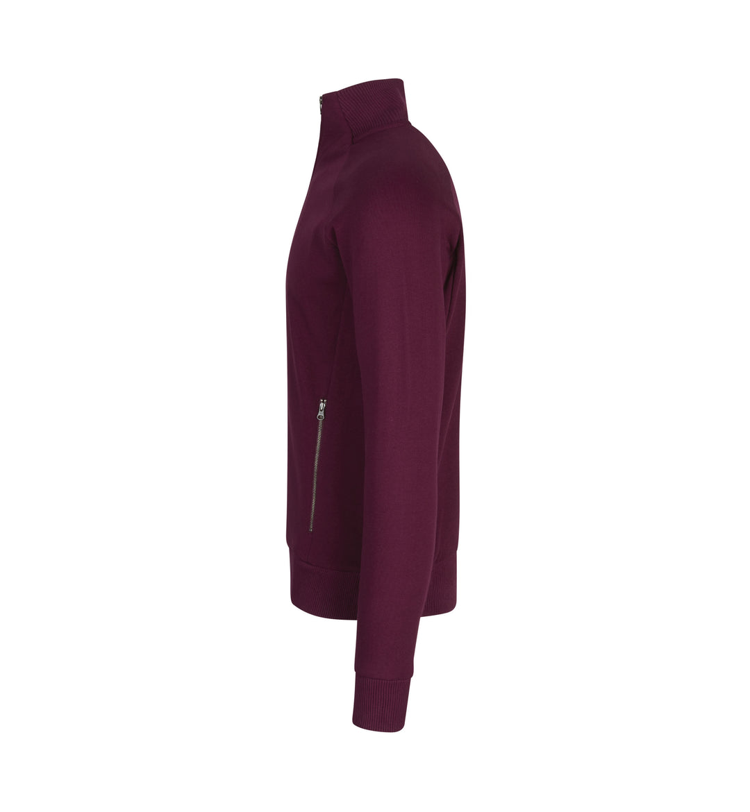 Cardigan felpa | zip - Bordeaux
