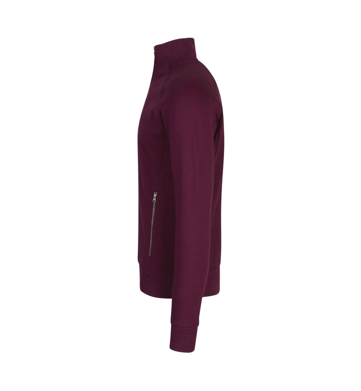 Cardigan felpa | zip - Bordeaux