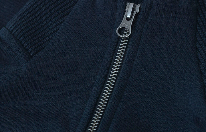 Cardigan felpa | zip - Blu navy