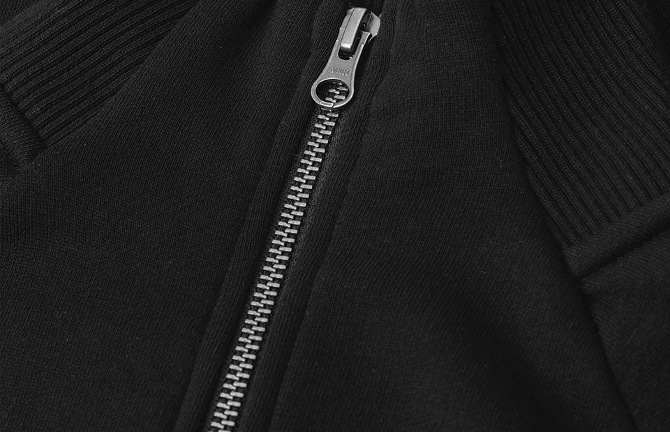 Cardigan felpa | zip - Nero