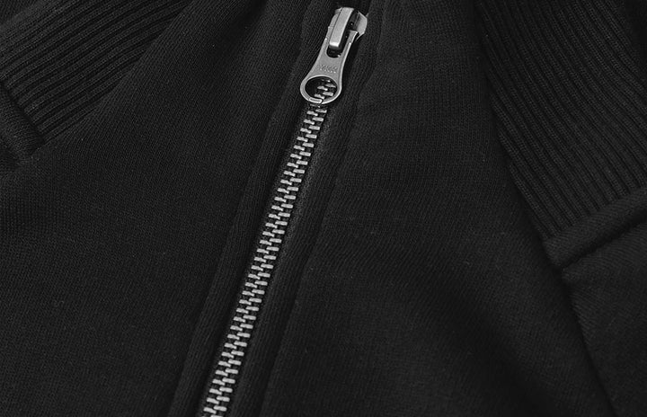Cardigan felpa | zip - Nero