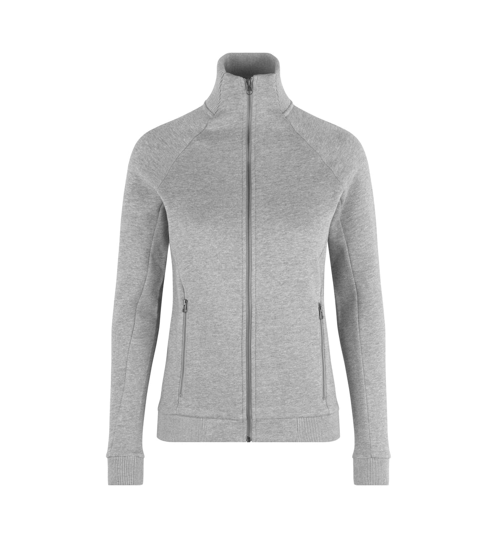 Cardigan felpa | zip | donna - Grigio mélange