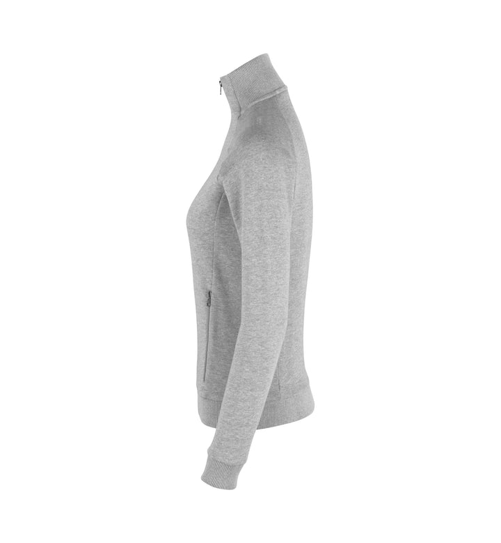 Cardigan felpa | zip | donna - Grigio mélange