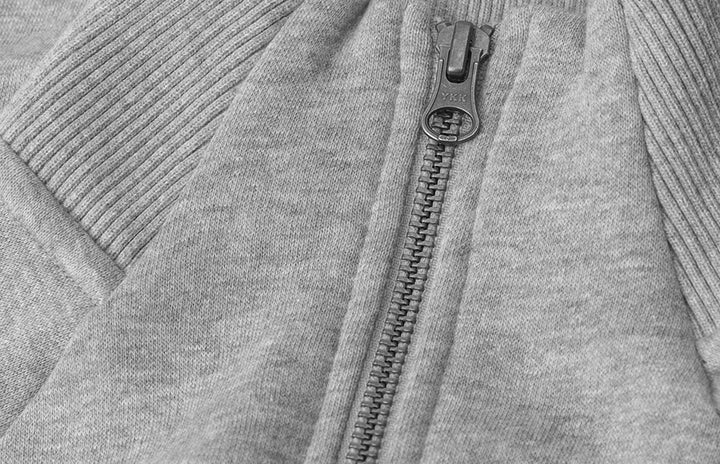 Cardigan felpa | zip | donna - Grigio mélange