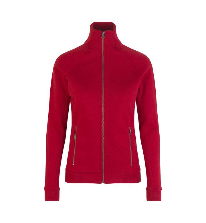 Cardigan felpa | zip | donna - Rosso