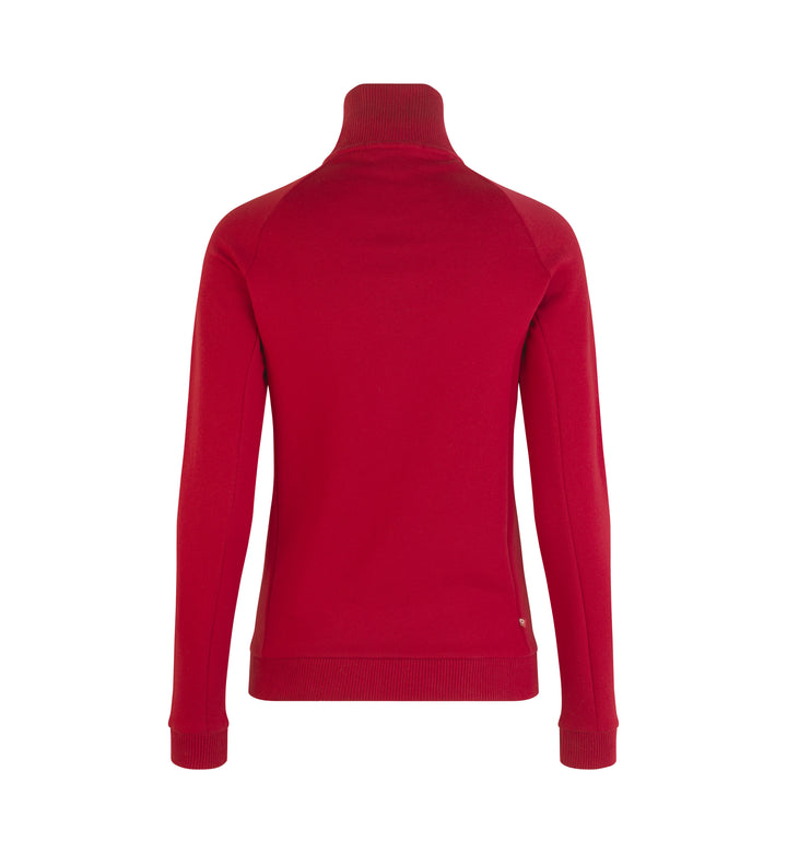 Cardigan felpa | zip | donna - Rosso