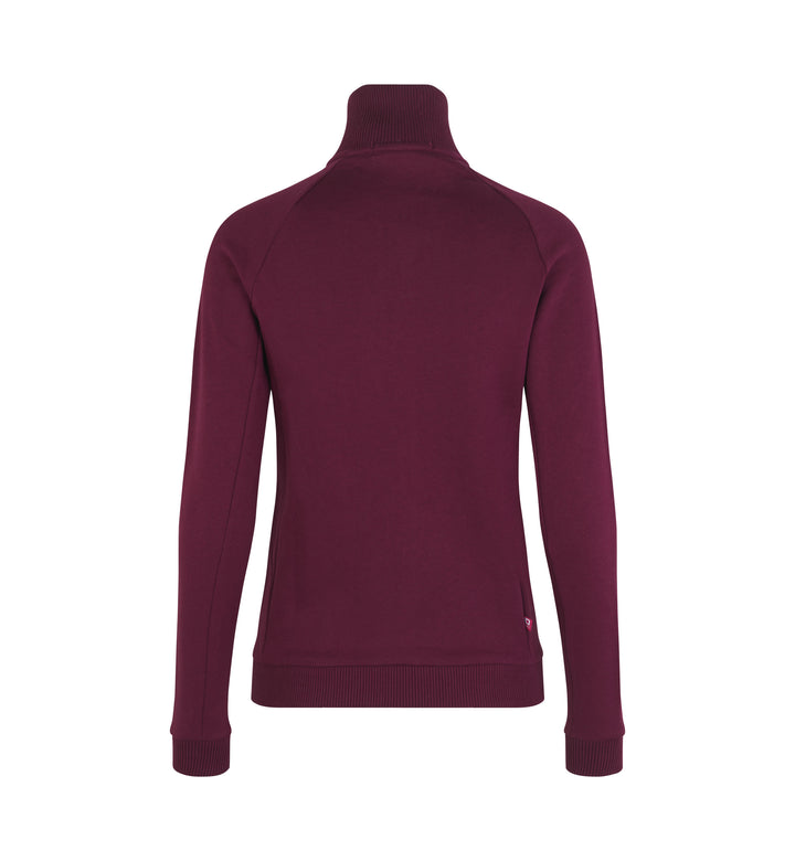 Cardigan felpa | zip | donna - Bordeaux